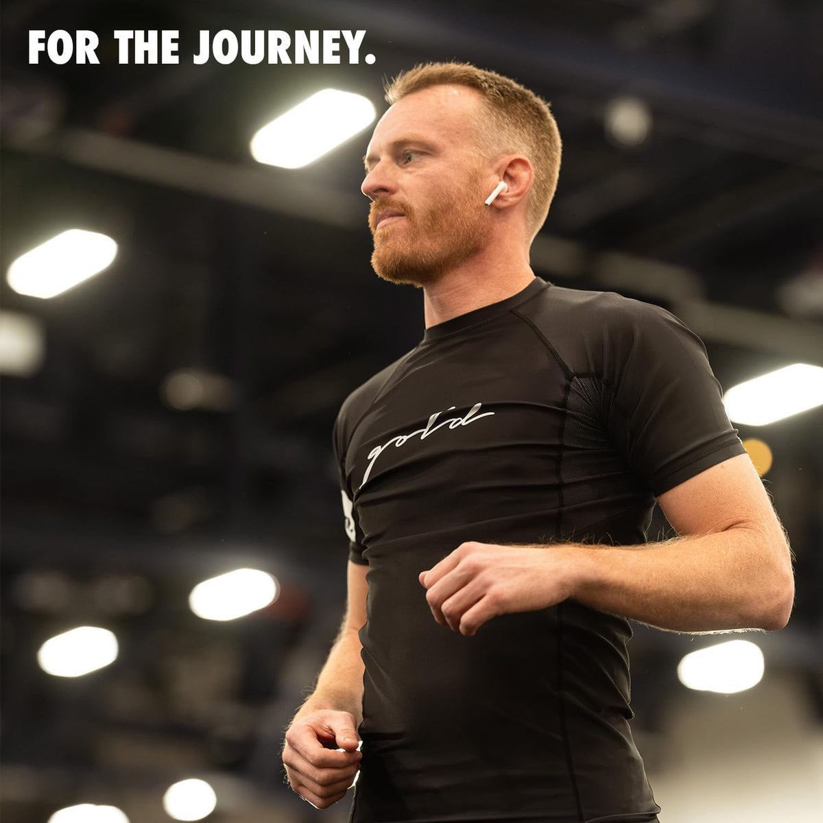 Gold BJJ Foundation Rash Guard, Ranked No-Gi and Gi Jiu-Jitsu 8