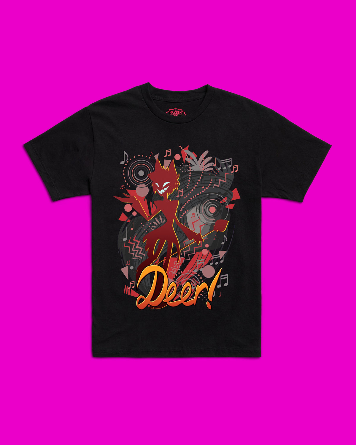 Hazbin Hotel Alastor BFF Tee, 100% Cotton Unisex, Art by Calis 1
