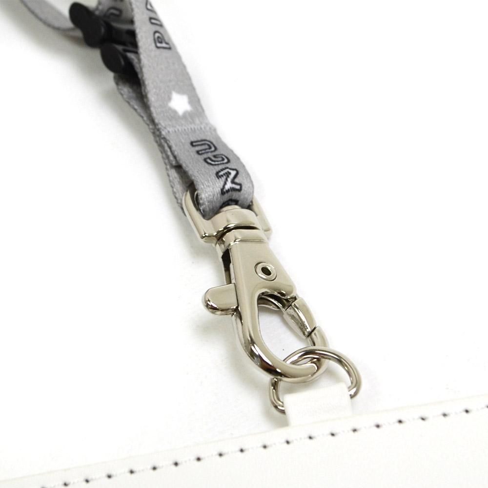 Pingu Pass Case with Neck Strap and 2 Pockets, Pink or Grey 4