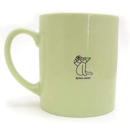 Pingu Color Mug – Green or White & Pink, from Japan 2