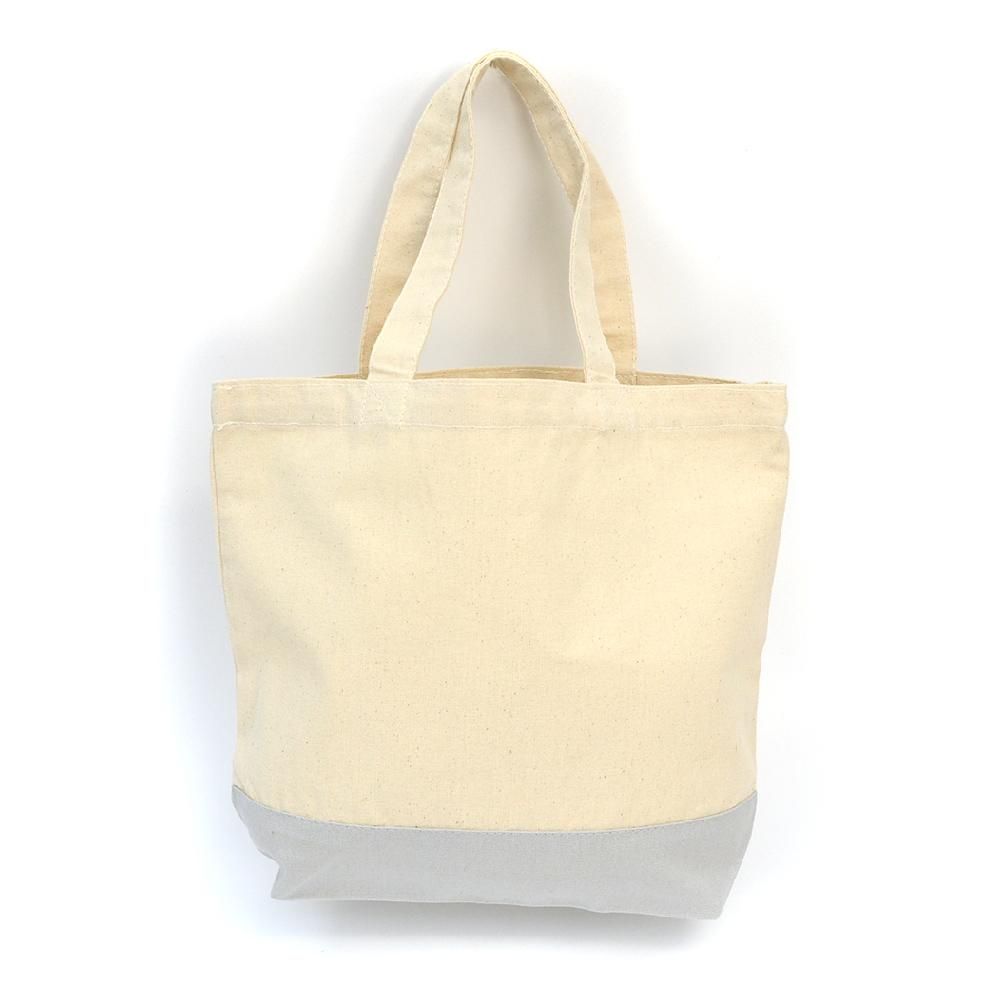 Pingu Little Sister Tote Bag – Natural × Grey or Black 3