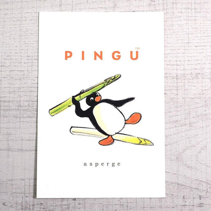 Pingu Postcard Set of 8 – Vegetable Design 4