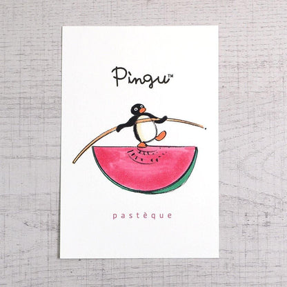 Pingu Postcard Set of 8 – Vegetable Design 5