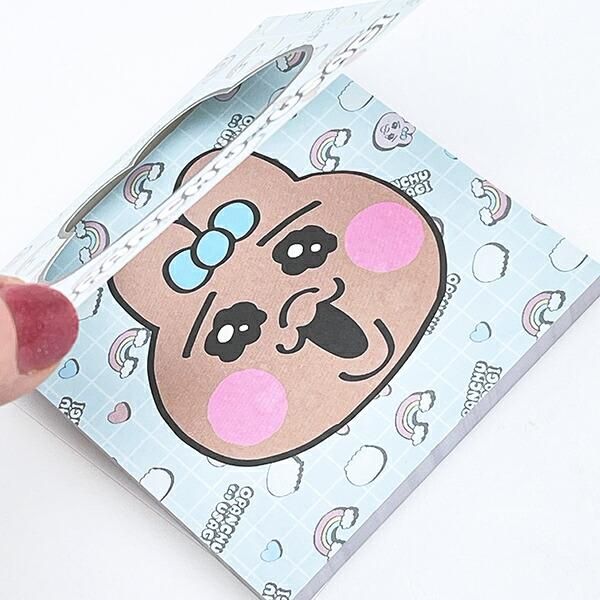 Opanchu Usagi Window Square Memo Pad, Blue, 80 Sheets, Made in Japan 2