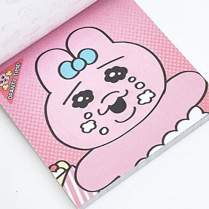 Opanchu Usagi Window Square Memo Pad, Blue, 80 Sheets, Made in Japan 3