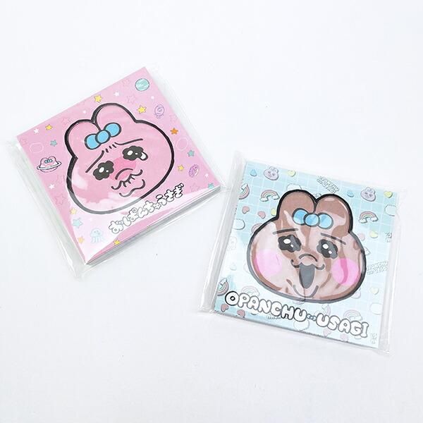 Opanchu Usagi Window Square Memo Pad, Blue, 80 Sheets, Made in Japan 7