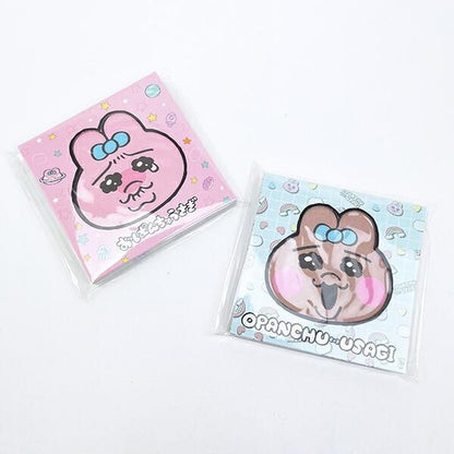 Opanchu Usagi Window Square Memo Pad, Blue, 80 Sheets, Made in Japan 7