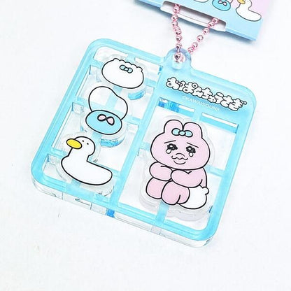 Opanchu Usagi Plastic Model Style Acrylic Keychain, Blue 3