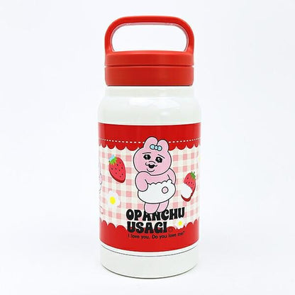 Opanchu Usagi Strawberry Insulated Mug Bottle with Handle, 350 ml 1