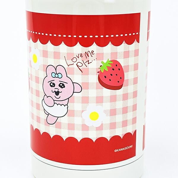 Opanchu Usagi Strawberry Insulated Mug Bottle with Handle, 350 ml 3