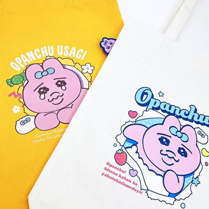 Opanchu Usagi Pyokotto Cotton Tote Bag, A4 Size, 2 Colors 6