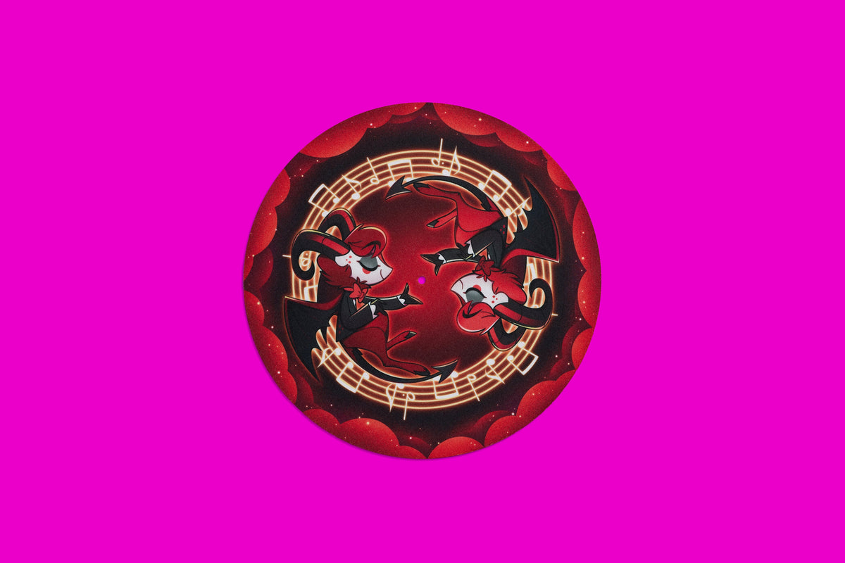 Hazbin Hotel Razzle & Dazzle 12-Inch Turntable Slipmat, Art by Onyx 1