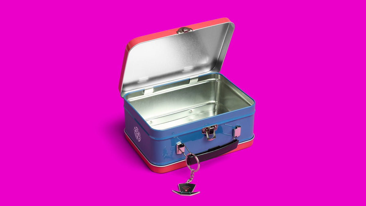 Hazbin Hotel Vox Collectible Tin, Metallic, 7.28 x 5.15 x 3.1 in 5
