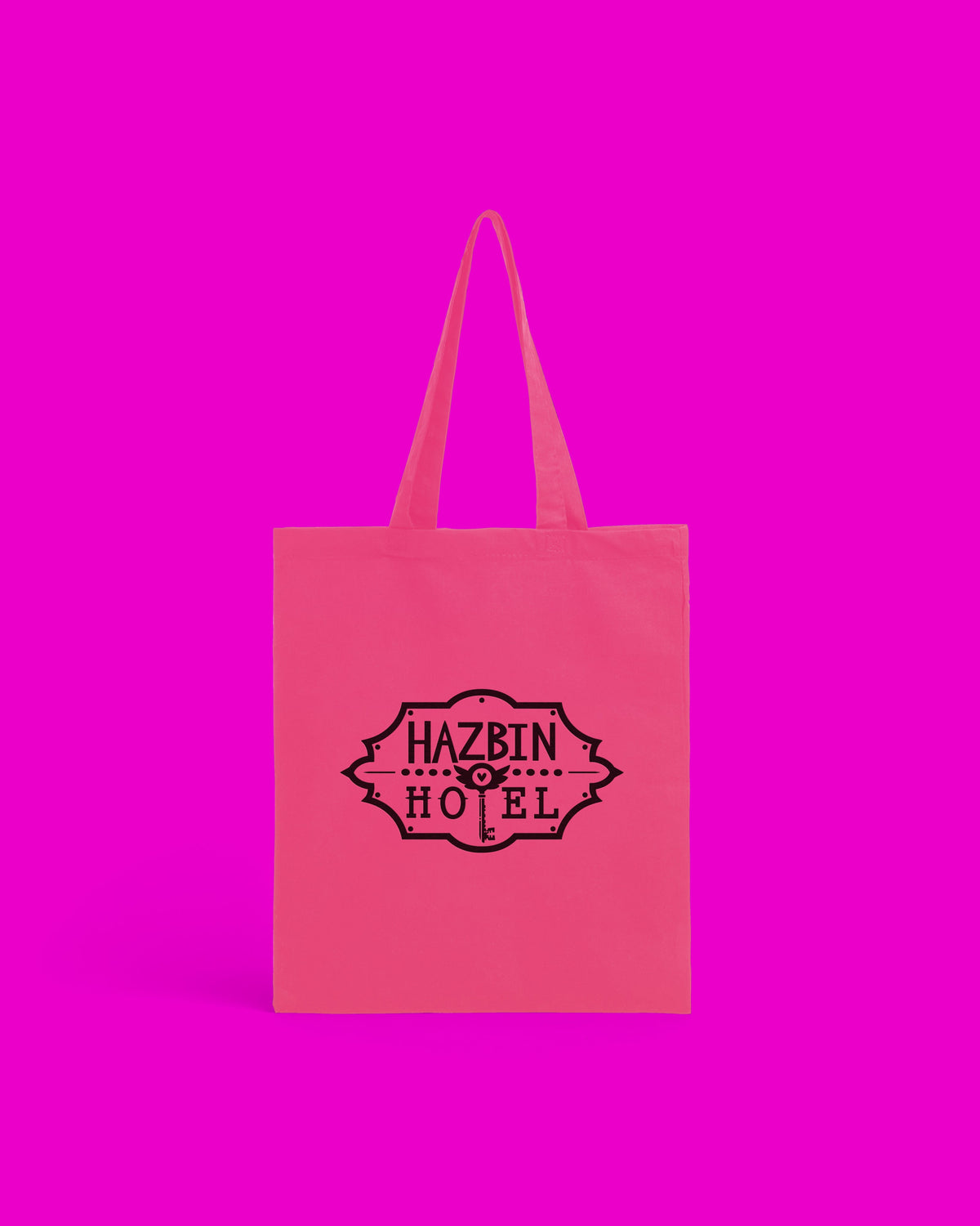 Hazbin Hotel Logo Tote Bag, 100% Cotton Canvas, 2 Designs 1