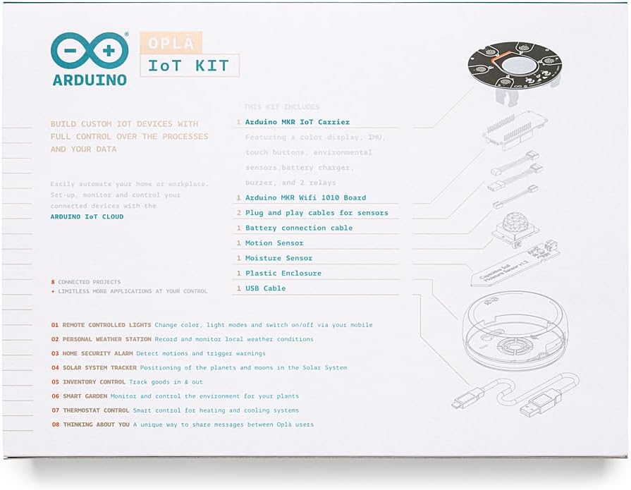 Arduino OPLA IoT Kit AKX00026, IoT Learning Platform 4