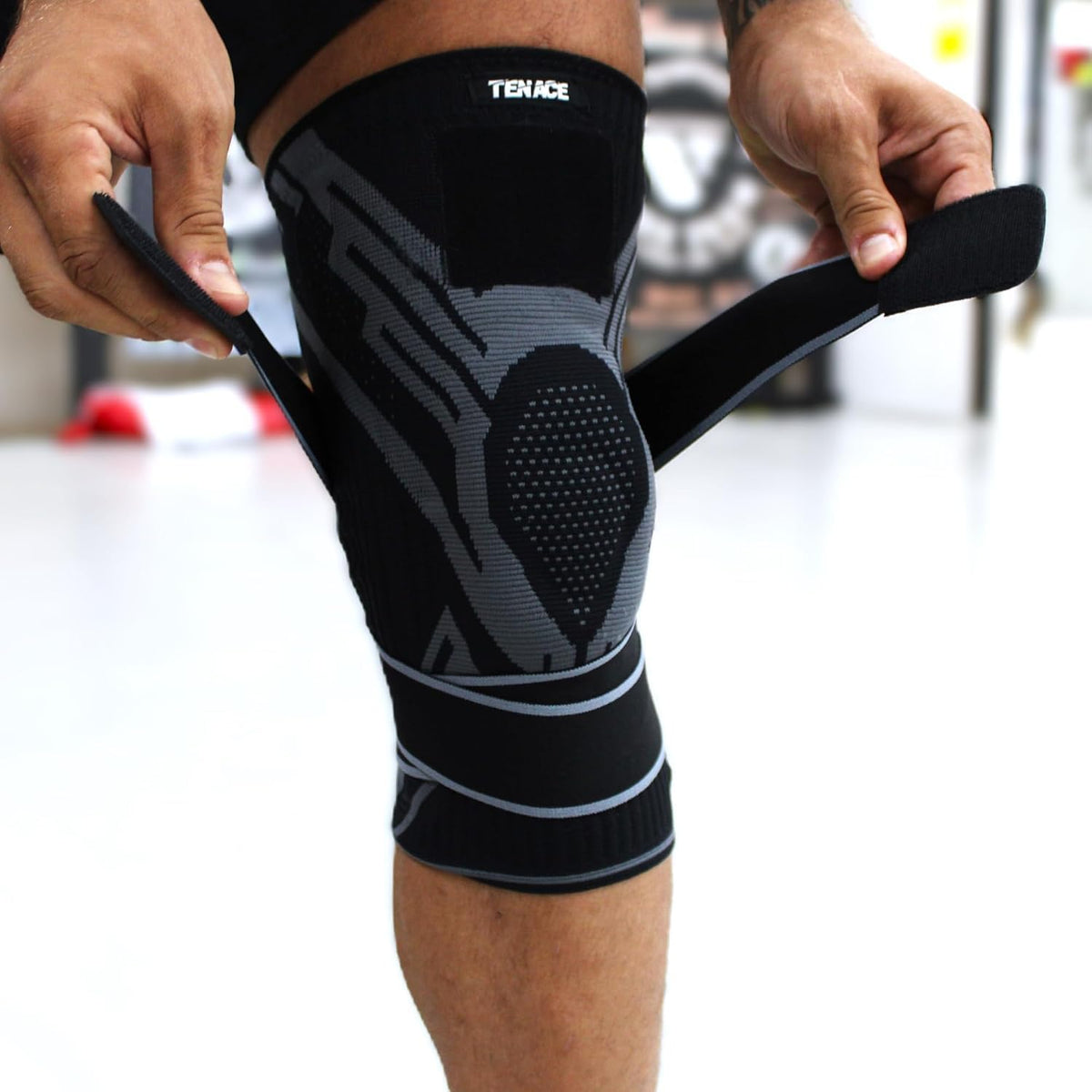 Tenace BJJ Knee Brace with Gel Pad and Side Stabilizers 4