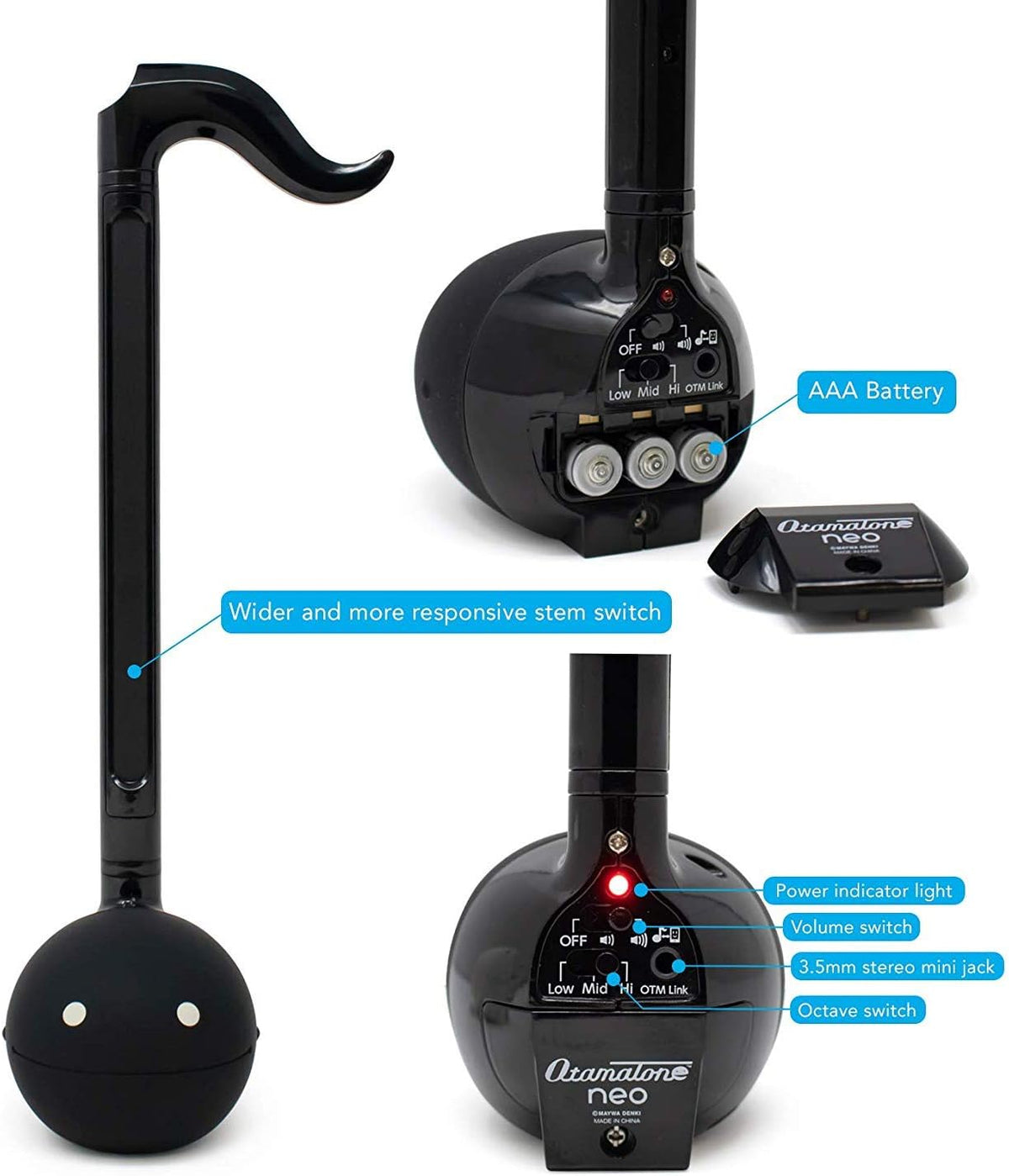 Otamatone Neo 10th Anniversary — Black