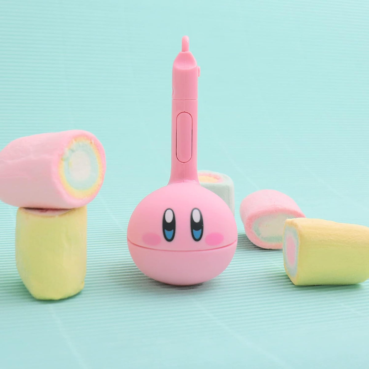 Otamatone Melody Kirby Edition Mini Synthesizer Keychain 6