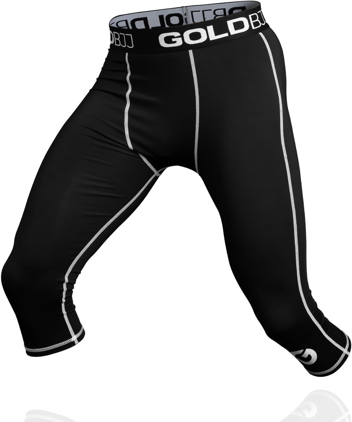 Gold BJJ Jiu-Jitsu Spats, Base Layer for Gi and No-Gi Grappling 8