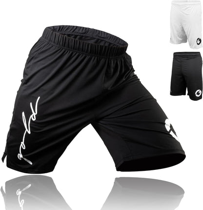 Gold BJJ Jiu-Jitsu Shorts, IBJJF Approved No-Gi Fight Shorts 1