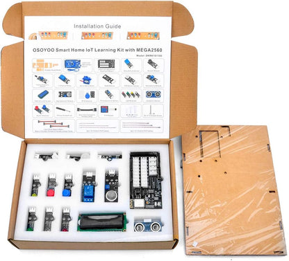 OSOYOO IoT Smart Home Learner Kit for Arduino Mega2560, 19 Lessons 5