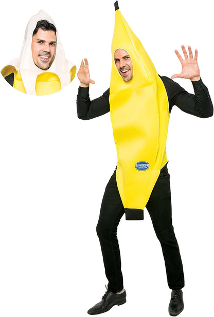 Spooktacular Creations Adult Banana Costume, Deluxe Set 1