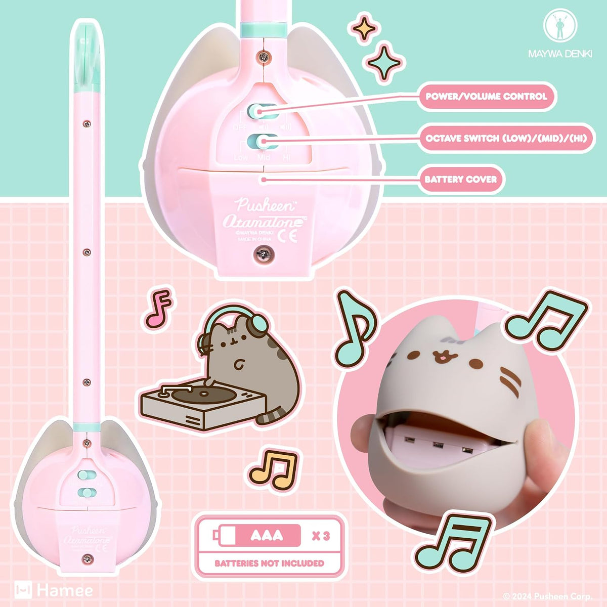 Otamatone Pusheen the Cat Edition Electronic Synthesizer 4