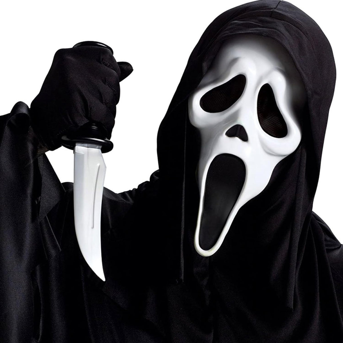 Fun World Adult Scream Mask, Classic Ghost Face Horror Costume Mask 6