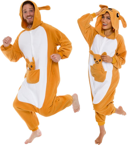 Funziez! Adult Plush Animal Onesie, Halloween Costume, 6 Designs 7