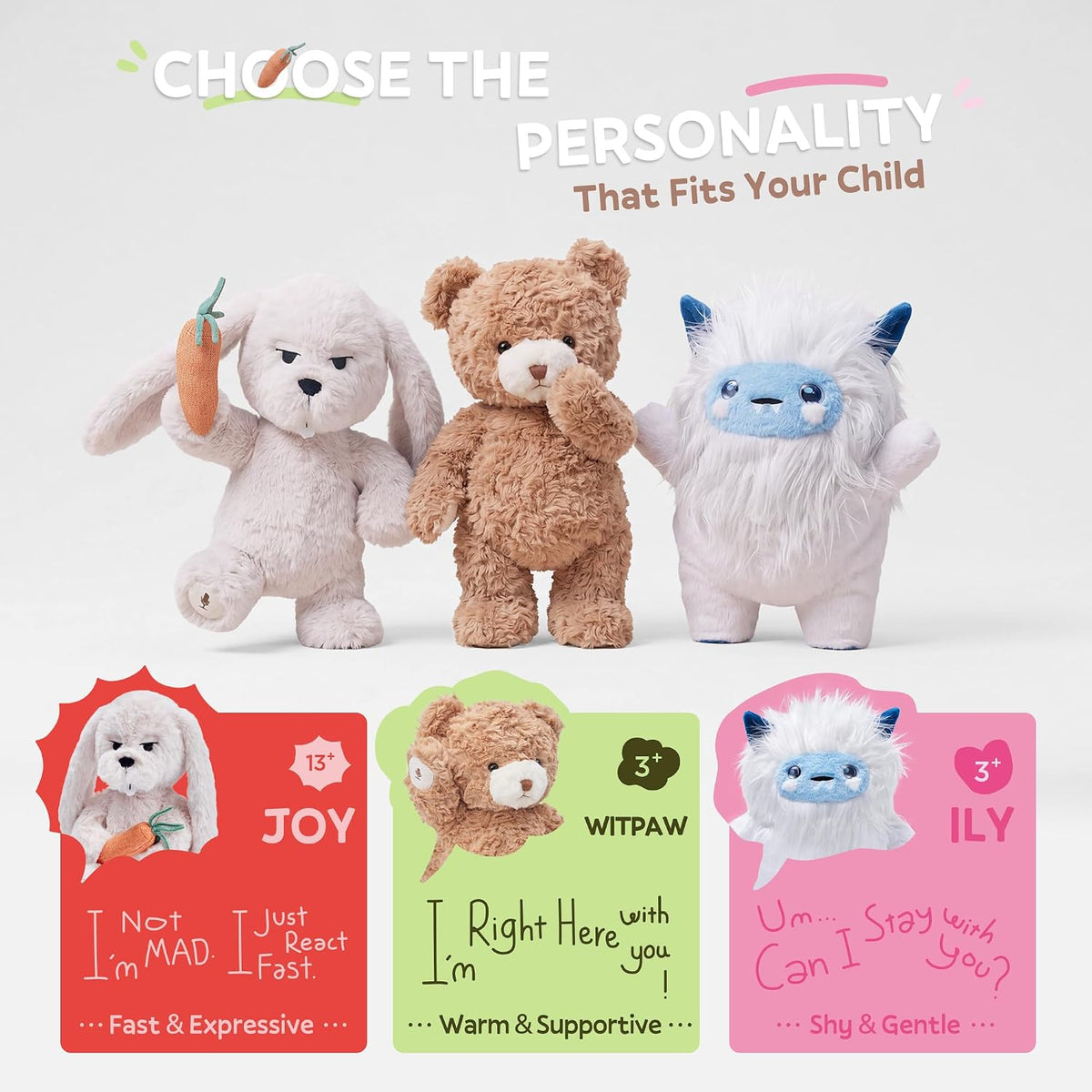 EBLOMA AI Chat Buddy Bunny Plush for Teens 13+ with Voice Chat 5