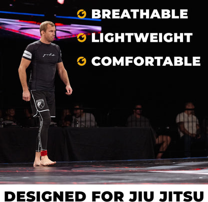 Gold BJJ Jiu-Jitsu Spats, Base Layer for Gi and No-Gi Grappling 6