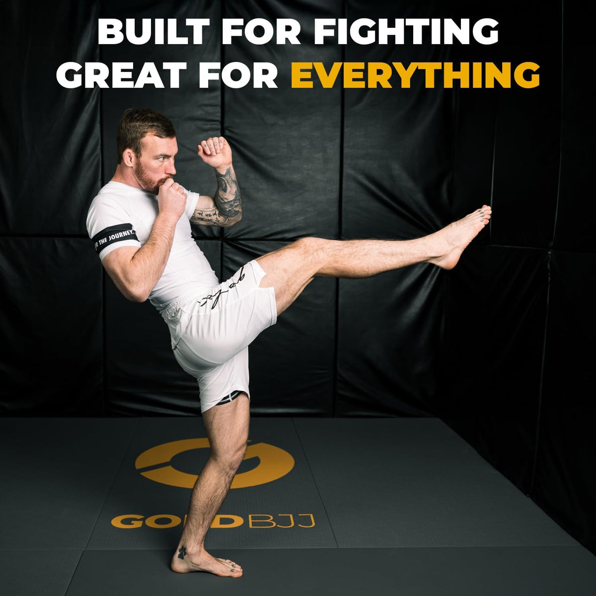 Gold BJJ Jiu-Jitsu Shorts, IBJJF Approved No-Gi Fight Shorts 7