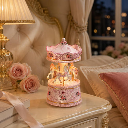 Mr.Winder Wind-Up Carousel Music Box with Lights, You Are My Sunshine 2