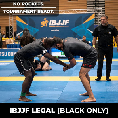 Gold BJJ Pacific Short, No-Gi Jiu-Jitsu Fight Shorts 2