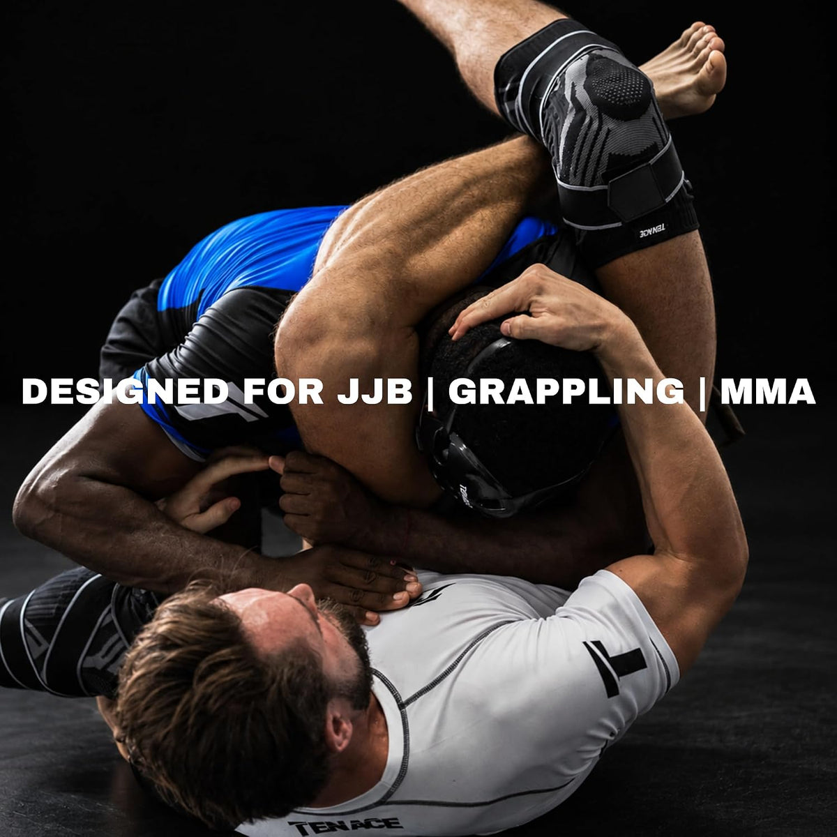 Tenace BJJ Knee Brace with Gel Pad and Side Stabilizers 2