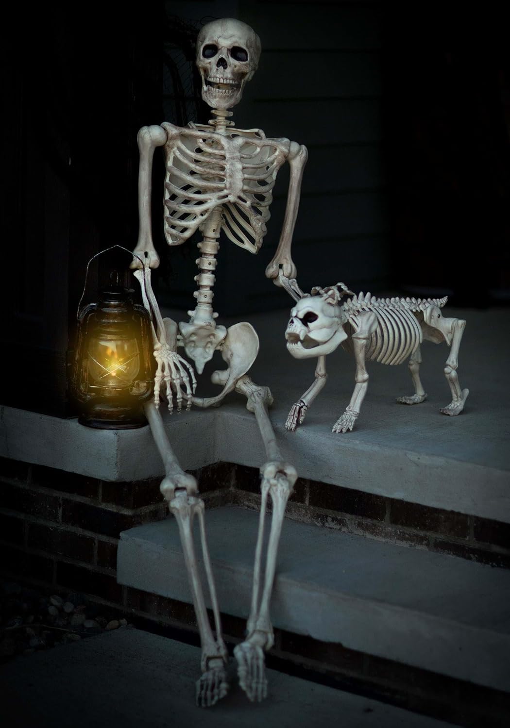 Crazy Bonez Pose-N-Stay 5 ft Life-Size Halloween Skeleton 6
