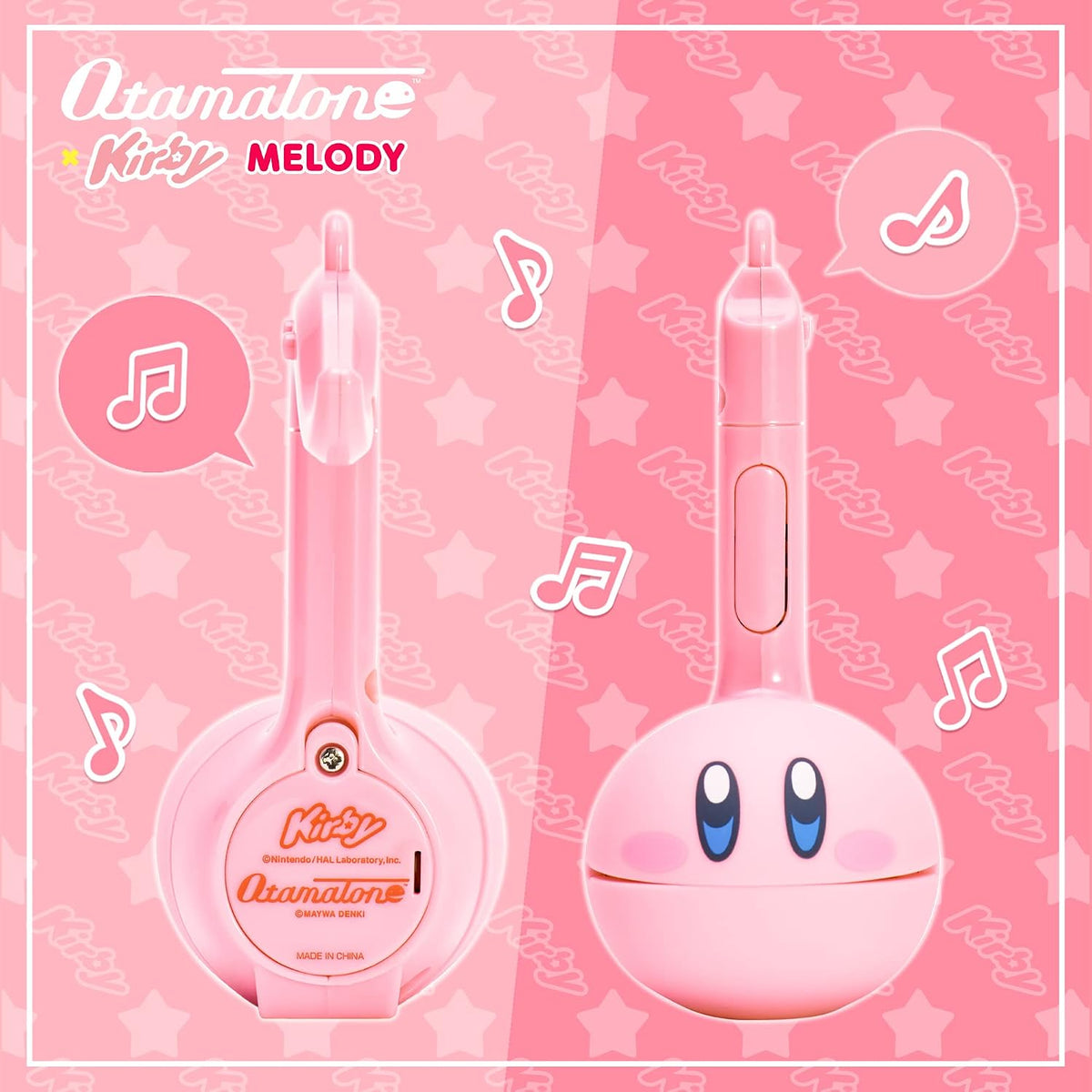 Otamatone Melody Kirby Edition Mini Synthesizer Keychain 2