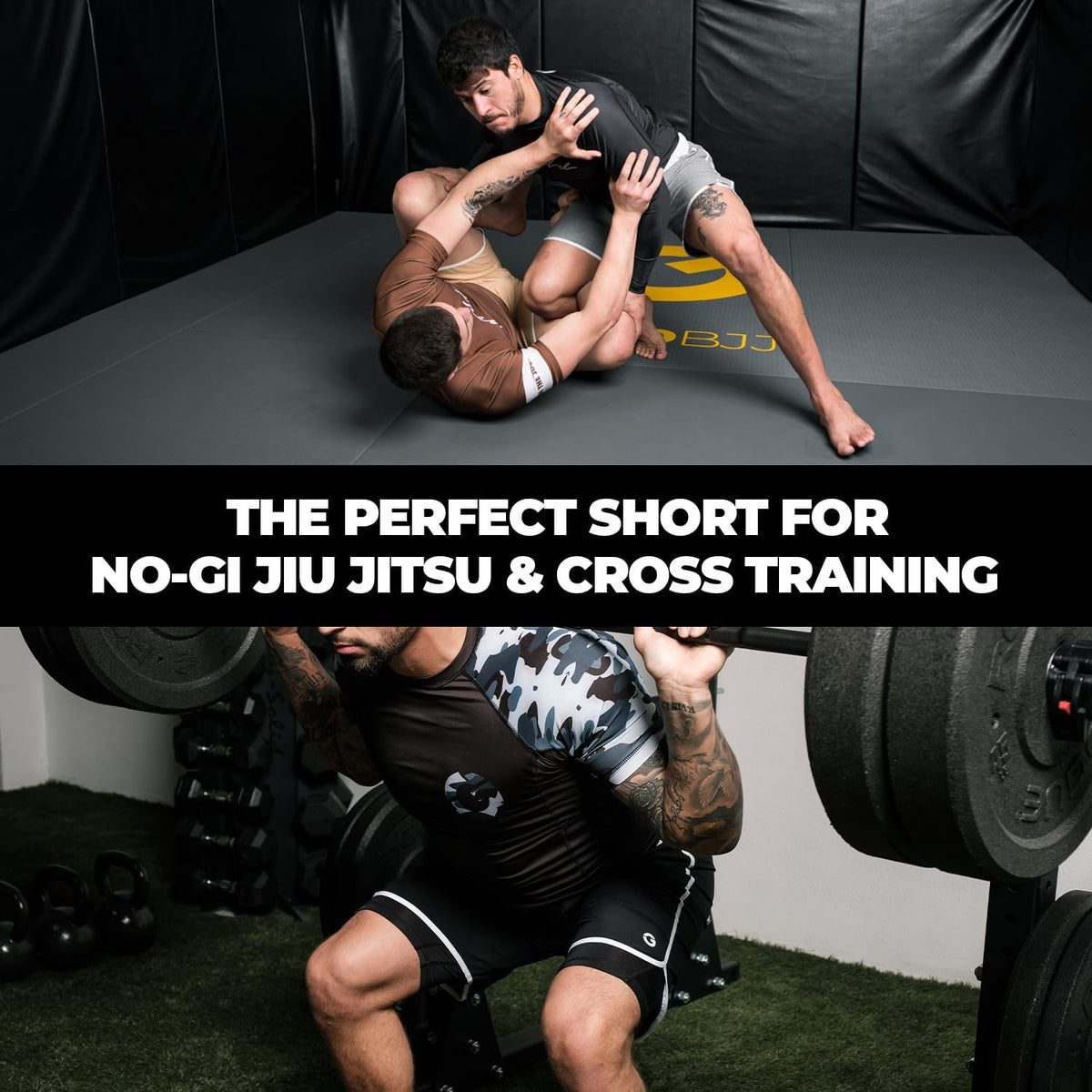 Gold BJJ Pacific Short, No-Gi Jiu-Jitsu Fight Shorts 6