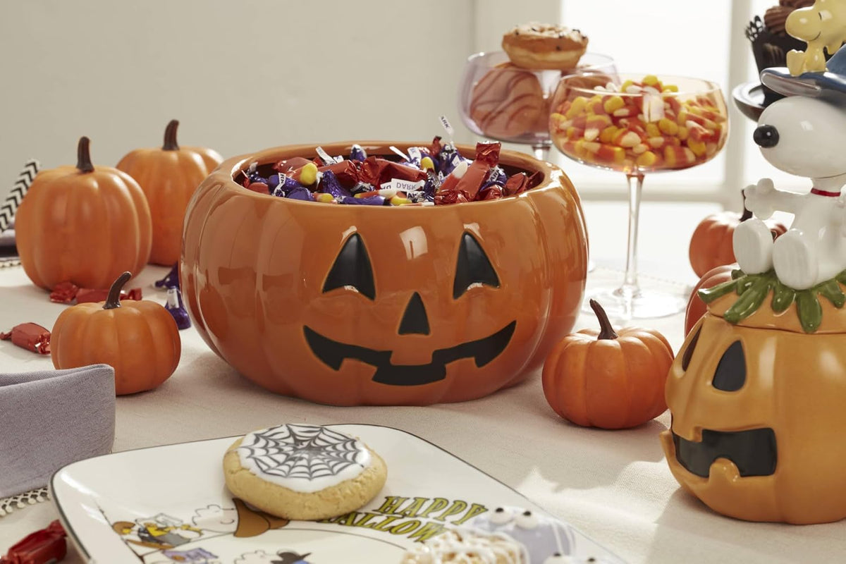 Lenox Vintage Figural Pumpkin Halloween Candy Bowl, Porcelain 5