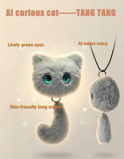 Liifun AI Companion Cat – 80-Language Talking Plush with LED Face 3