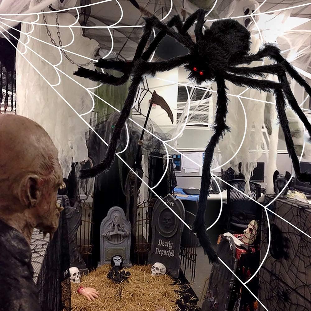 OCATO 200 in Triangle Spider Web with 59 in Giant Black Spider 3