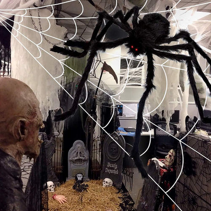 OCATO 200 in Triangle Spider Web with 59 in Giant Black Spider 3