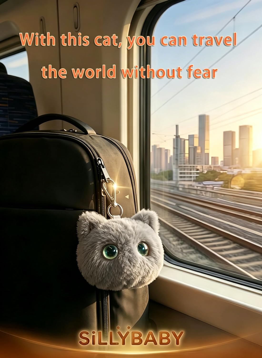 Liifun AI Companion Cat – 80-Language Talking Plush with LED Face 5
