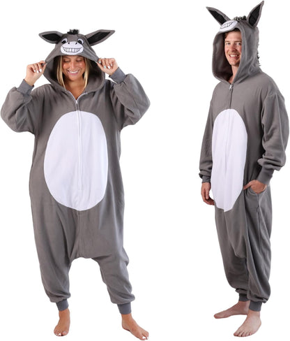 Funziez! Adult Plush Animal Onesie, Halloween Costume, 6 Designs 8