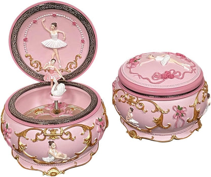 Briskfeel Ballerina Music Box Jewelry Box with LED Lights, Swan Lake 4
