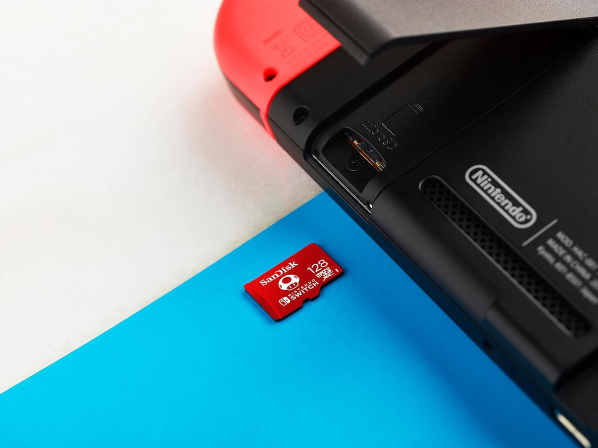 SanDisk 128GB microSD 2-Pack for Switch, Super Mario Super Mushroom 4