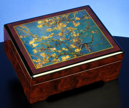 San Francisco Music Box Van Gogh Almond Blossom Musical Jewelry Box 1