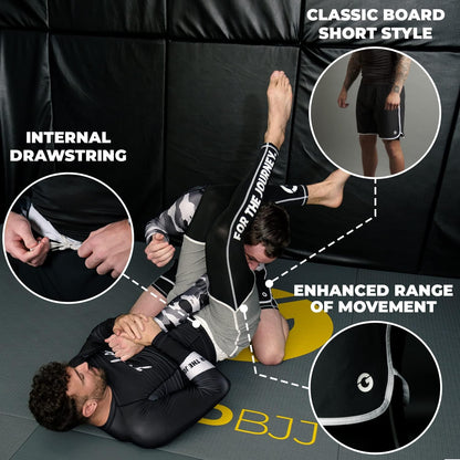 Gold BJJ Pacific Short, No-Gi Jiu-Jitsu Fight Shorts 5