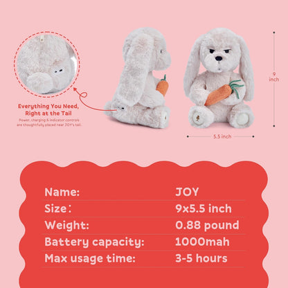EBLOMA AI Chat Buddy Bunny Plush for Teens 13+ with Voice Chat 6