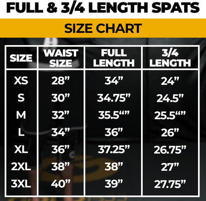 Gold BJJ Jiu-Jitsu Spats, Base Layer for Gi and No-Gi Grappling 3